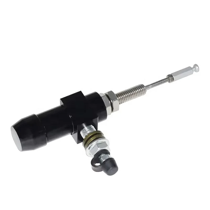 Black Red Silver Colour Universal Motorcycle Hydraulic Clutch Master Cylinder Rod Brake Pump M10x1.25mm Aluminum 14mm Piston