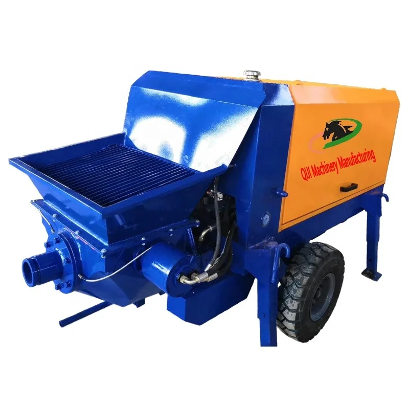 Factory Electric Mobile HBT 20 Concrete Pump for Construction New Diesel Small Price