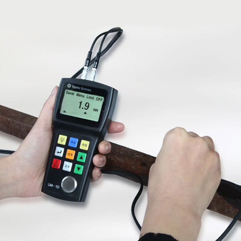  Yushi ultrasonic thickness gauge pipe wall UM-1 with PT-08 Standard