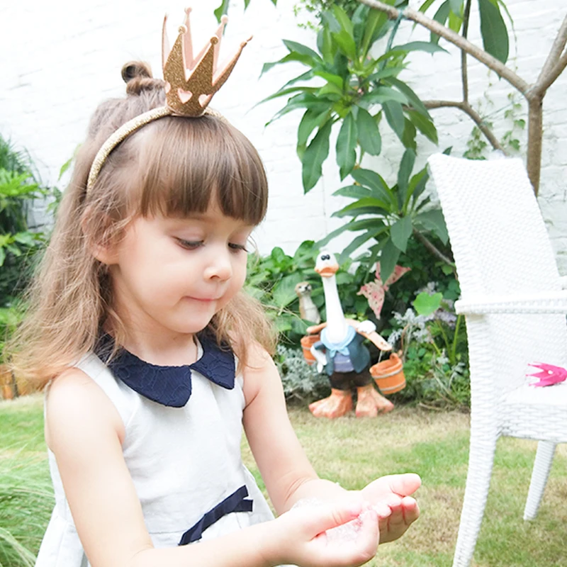 New Arrival Fashion Glitter Crown Headband for Girl  Princess Hair Accessories Hair Bow for Kid Children School