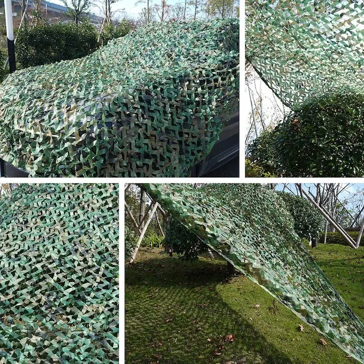Woodland Outdoor Pergola Mesh Shade Hunting Camo Net Desert Camouflage Net