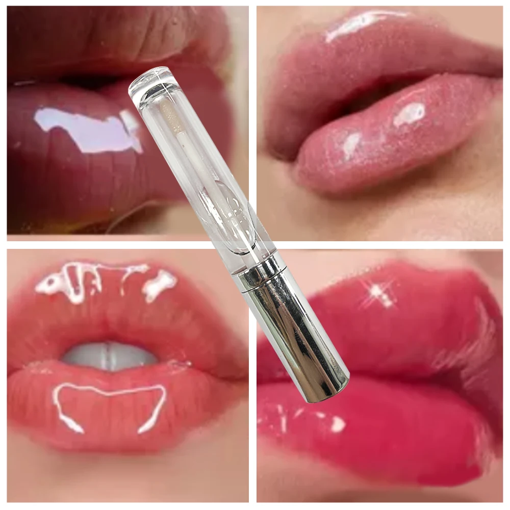 High Quality Fashion Vegan Clear Lipgloss Wholesale Private Label Clear Lip Gloss