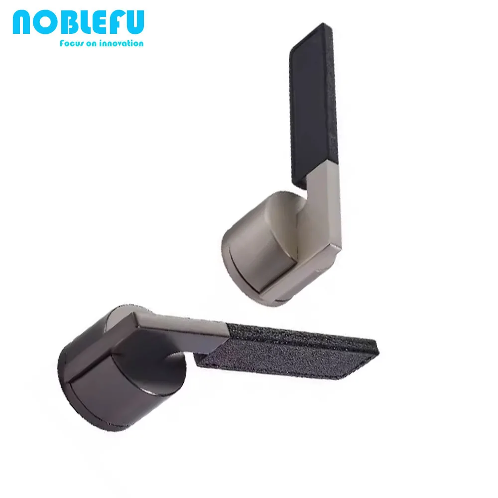 Made in China New Design Leather Door Handle High Quality Zinc Alloy Door Handle Lock with Lock Core