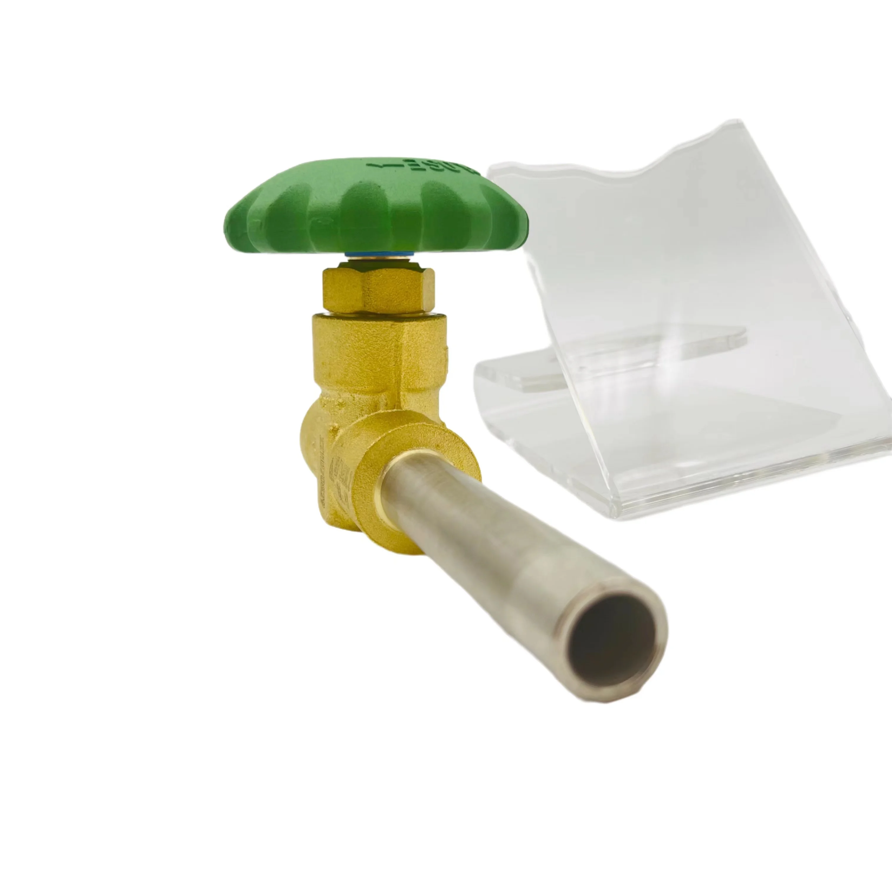 DJ-10ACC Cryogenic copper alloy short stem globe valve for LNG LN2 dewar tank NPT3/8 thread