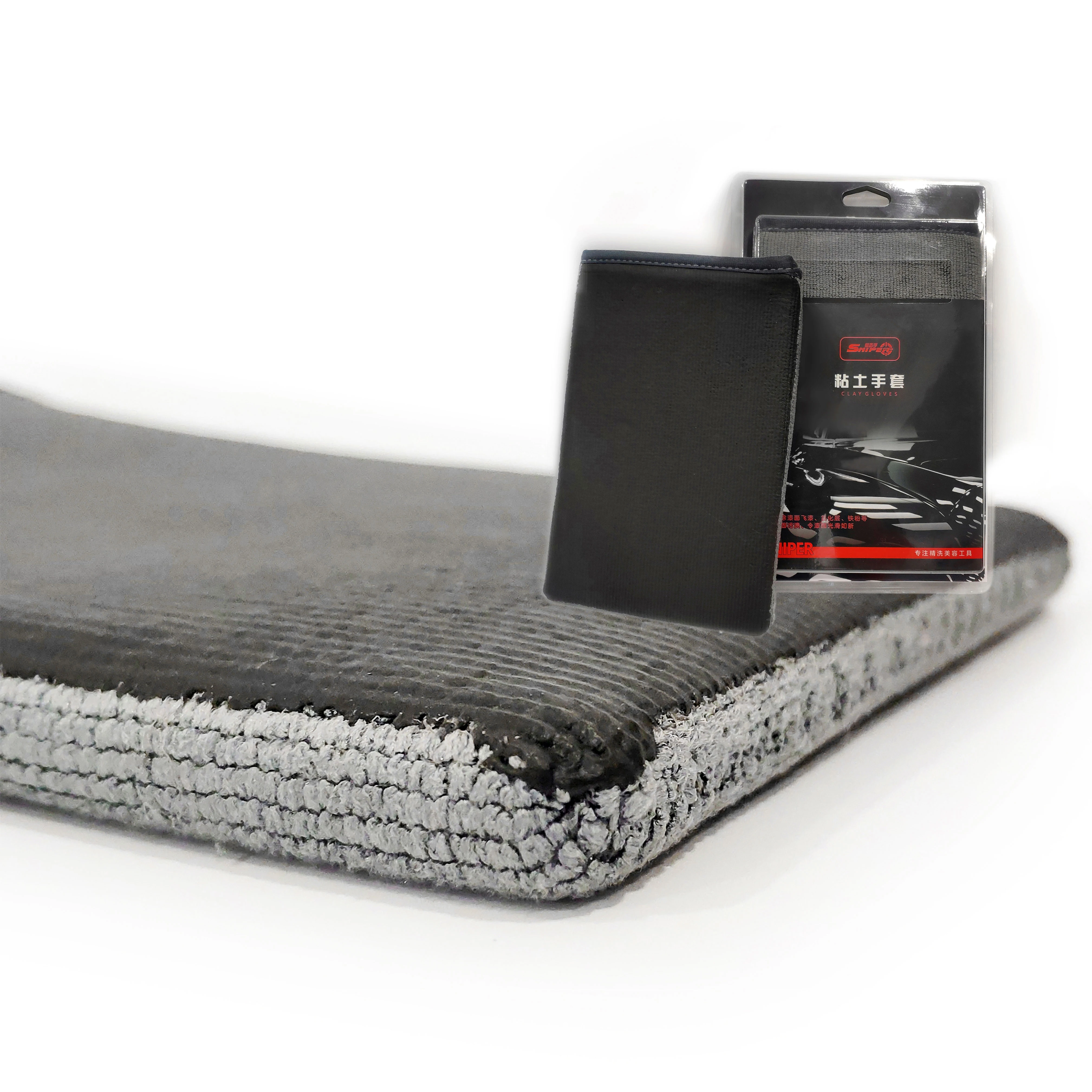 Quality Assurance Strong Cleaning Clay Bar Mitt Professional Clay Mitt