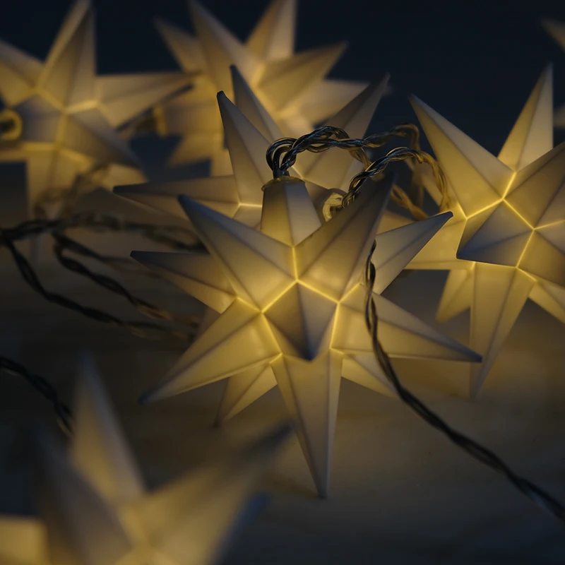 Firework led light fairy christmas five-pointed 3d star string lights christmas lights decoration stars