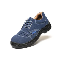 FUNTA Suede leather Rubber outsole in China safety shoes manufacturer