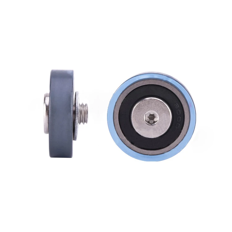 PU nylon R groove flat pulley wheel 625zz nylon ball bearing for drawer rollers 4290A