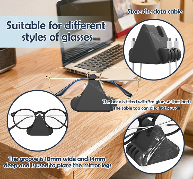 Gadgets 2024 New Arrival Multi Purpose Silicone Sunglasses Spectacle Display Reading Glasses Holder