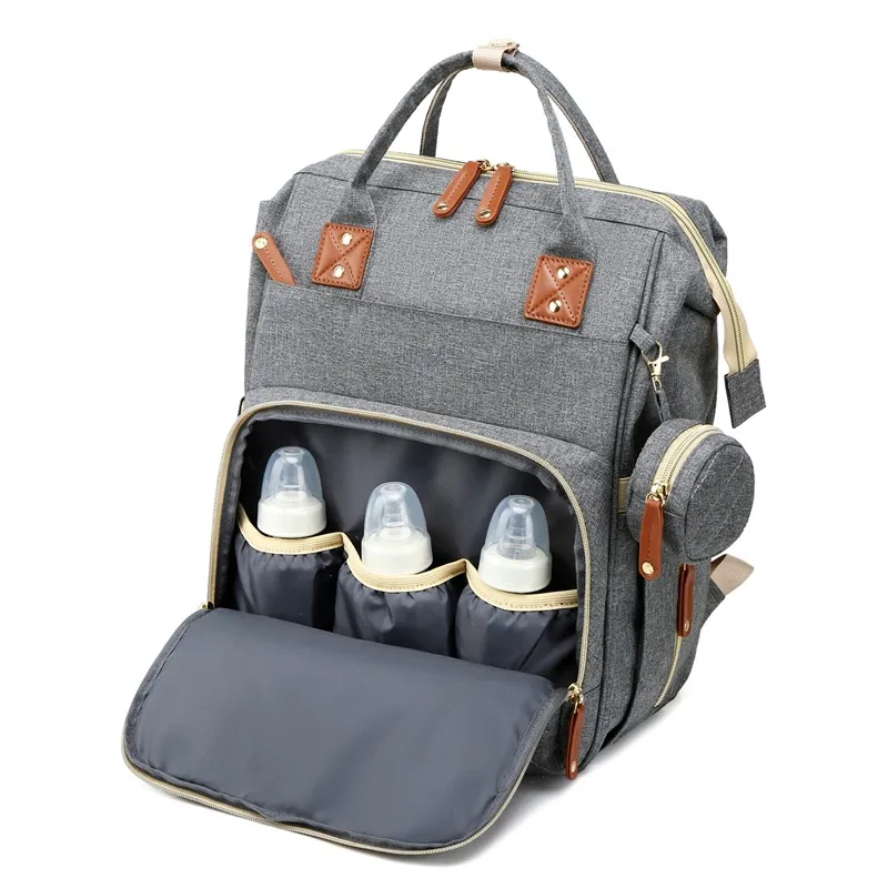 Baby Diaper Bag Backpack Baby Care Bag with Stroller Straps and Multifunctional Waterproof Baby Stuff Travel Backpack