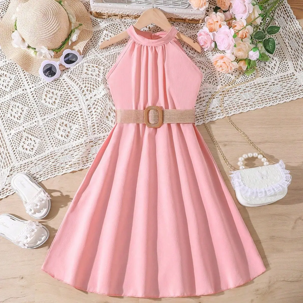 Summer Trendy 6 8 10 12 Years Old Teen Gown Teenage Clothing Kids Party Dresses Wedding Children Dress Fashion Clothes for Girls