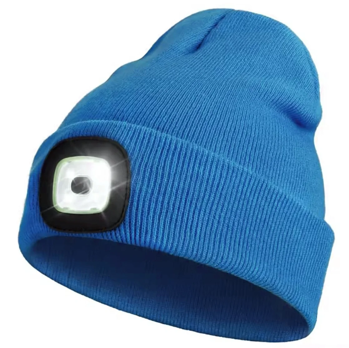Christmas Gift Winter Warm Christmas hat for Children Women LED Light Up Beanie Hat