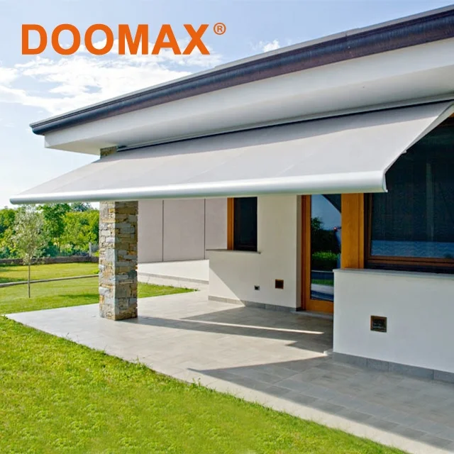 Full Cassette Sun Shade Awning with Dooya Tubular Motor