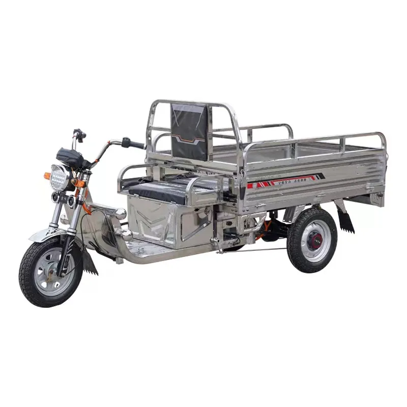 Electric Cabin Cargo tricycle truck cargo tricycle with wagon