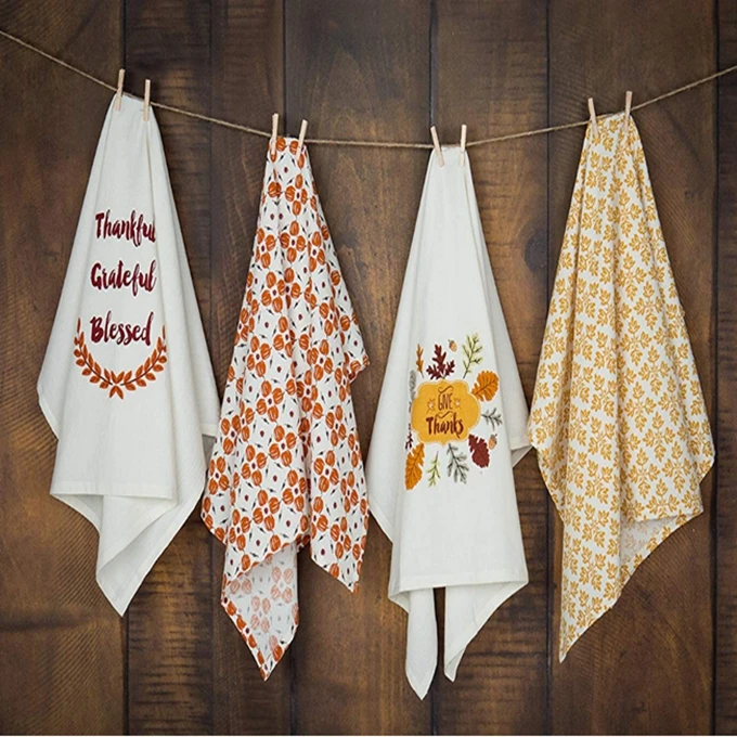 100% хлопчатобумажные полотенца с принтом, сделано в Китае