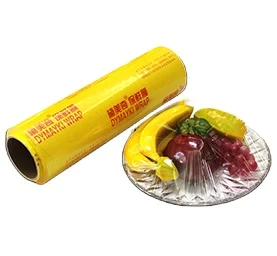 Fruit and vegetable store packaging disposable large roll supermarket commercial household kitchen PVC cling film