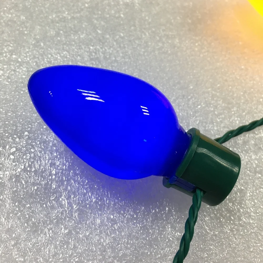 
Christmas Party Decoration Flashing Light Up Jumbo Bulb LED Necklace 