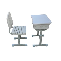 Adjustable height children  portable china school desk chair