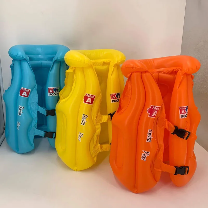 Safety pvc inflatable Children swim vest life-saving jacket water