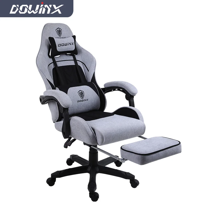 Soft fabric gaming chair comfortable somatosensory can lie down large quantities of low-cost chairs