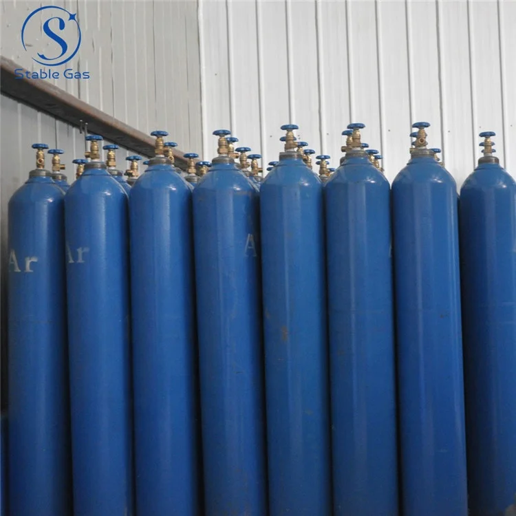 Высокое качество, разные размеры, 40L чистый 99.999% аргоновый газ, сварочный аргоновый цилиндр, цены