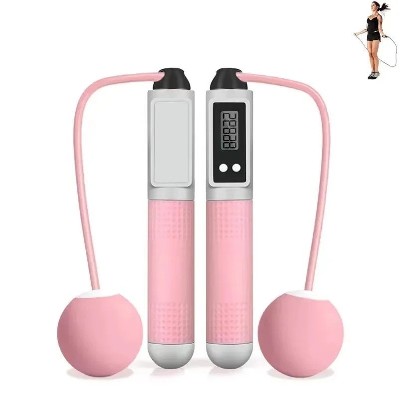 Adjustable Counting Jumping Rope for Exercise Fitness - High-Quality ABS Skipping Rope with Counting Feature