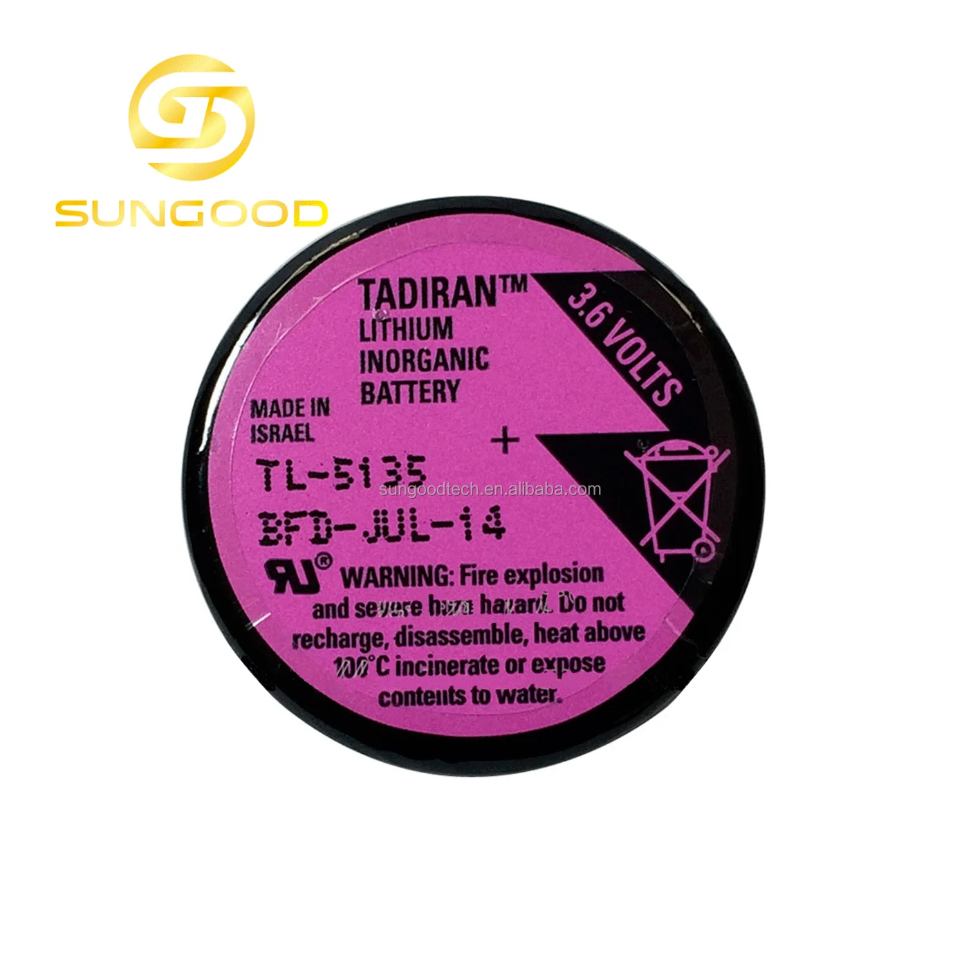 TL-5135/P Tadiran PLC Battery TL-5135 1/6D 3.6V 1700mAh Lithium battery
