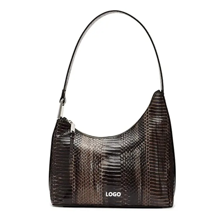 High End Custom Leather Women Handbags Fashionable And Elegant Underarm Women Shoulder Bags