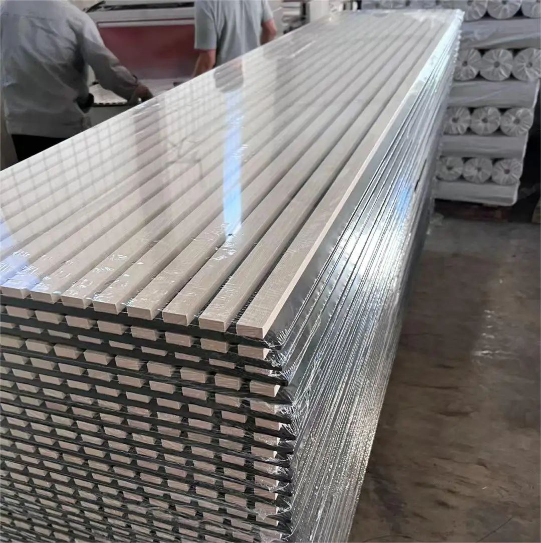 china manufacturer acoustic panels wood slat acoustic panel indoor decoration materials wall panels