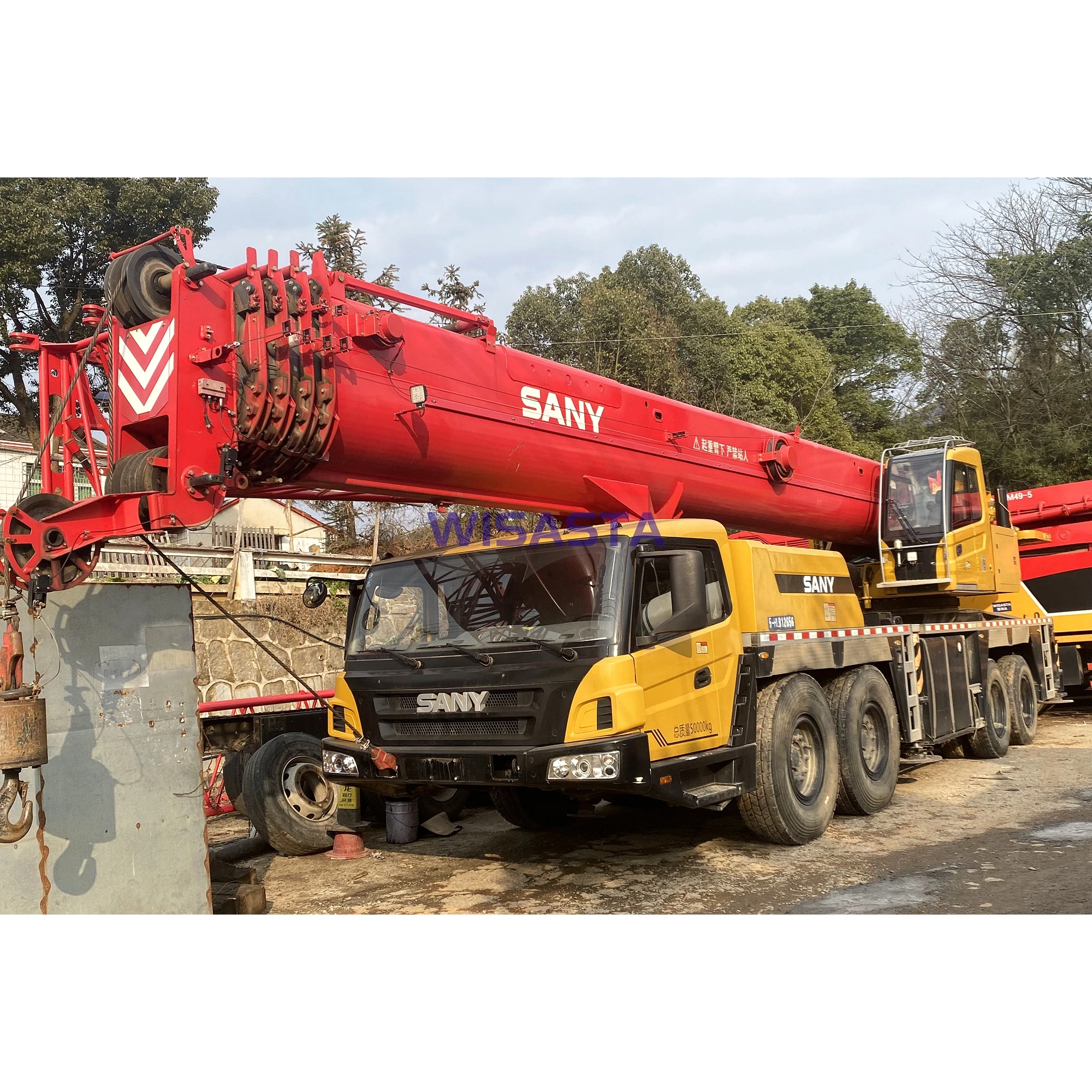 High performance edition 80T Crane 2021 SANY STC800E5 used 80 ton truck crane in Saudi Arabia