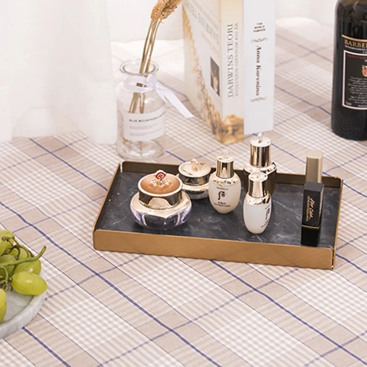 Клиентский логотип черный мраморный лоток для ювелирных изделий набор прилавка серьги с кольцом-держателем коллекции ювелирных изделий дисплей лоток