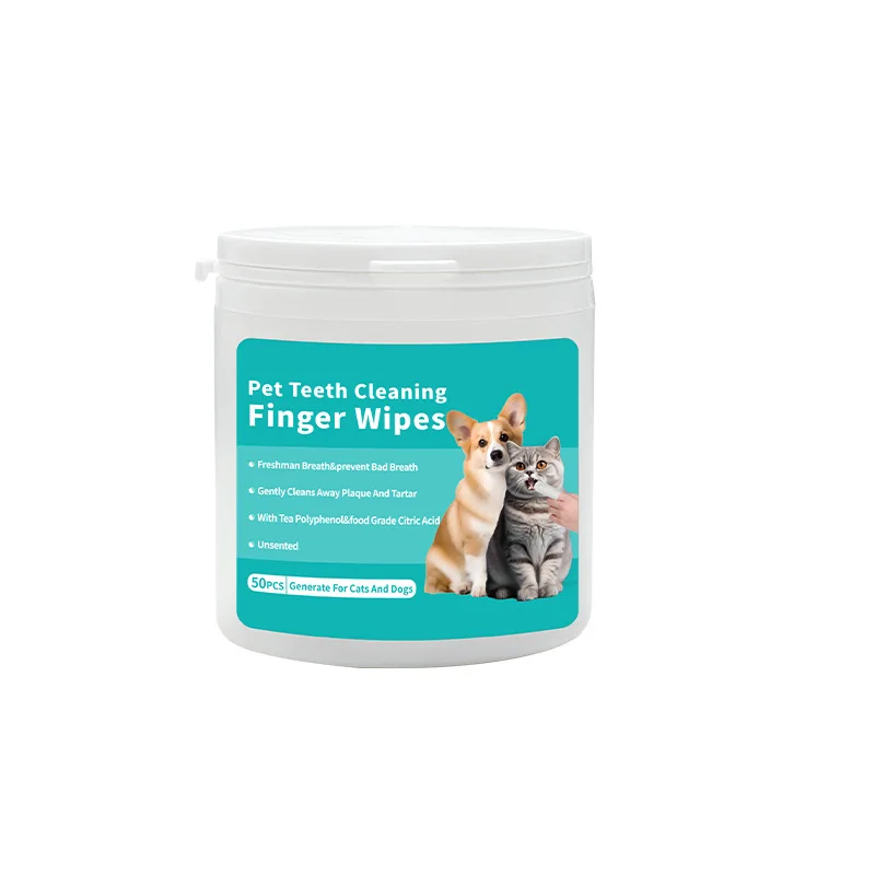 Promotion Cheap Price Guaranteed Quality Convenient to use pet teeth cleaning finger wipes