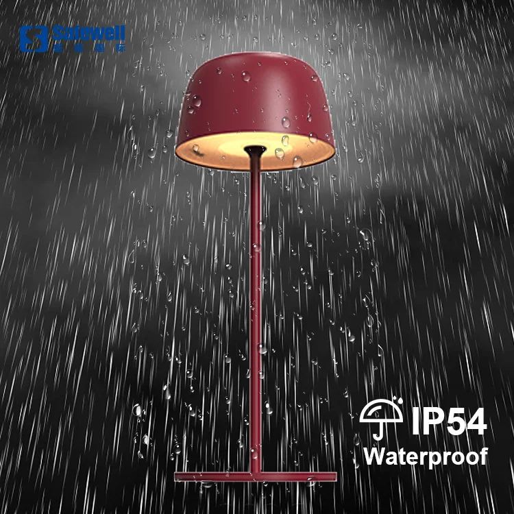 Stylish Dimmable RGB Battery Rechargeable Table Lamp Touch Switch Waterproof Light for Bar Home Garden