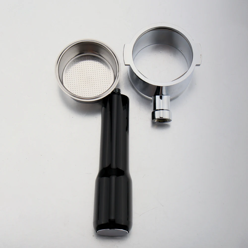Hot Sale Coffee Portafilter 51mm Black 2 Ears Bottomless Portafilter 51mm for Delonghi 1 Year Warranty