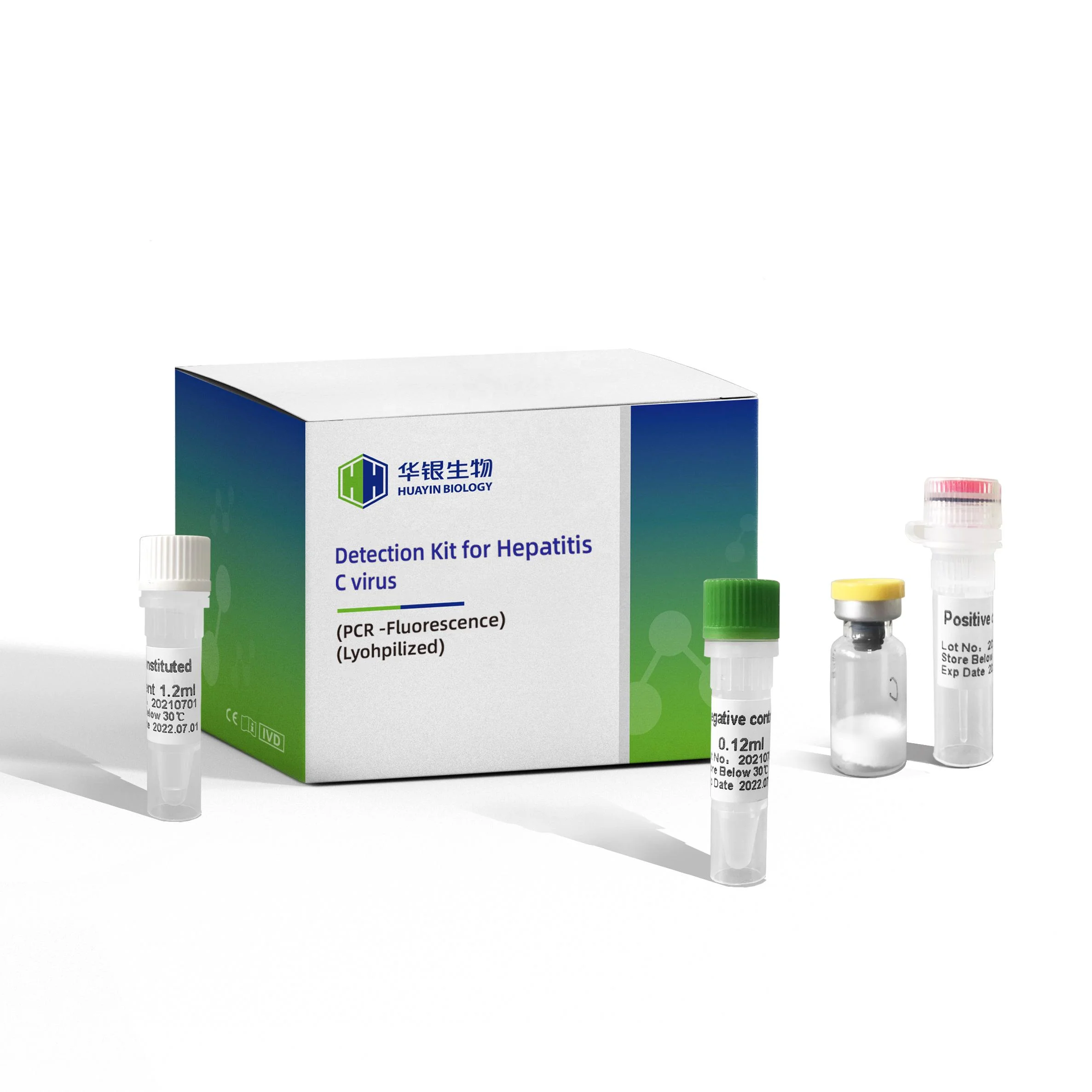 RT-PCR test kit for Hepatitis C virus(PCR -Fluorescence)(Lyohpilized) for laboratory use