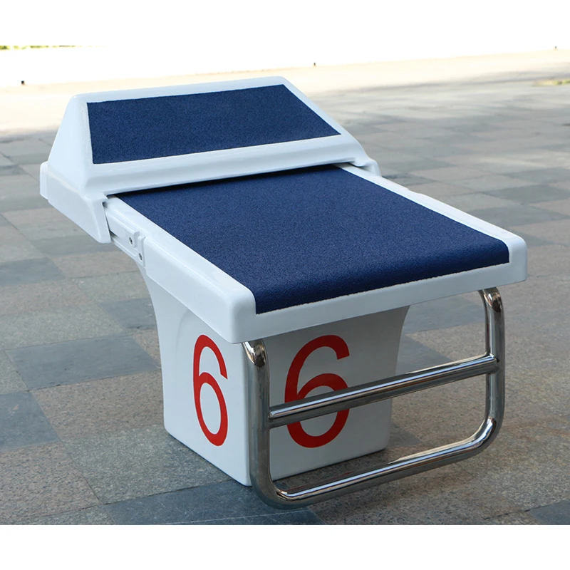 high quality International swimming pool starting block track and field for swimming pool competition and training