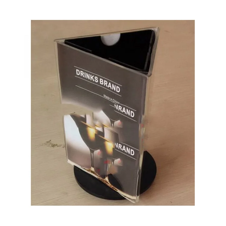  Sign Group A5 Black Acrylic Rotating Counter Top Display holder