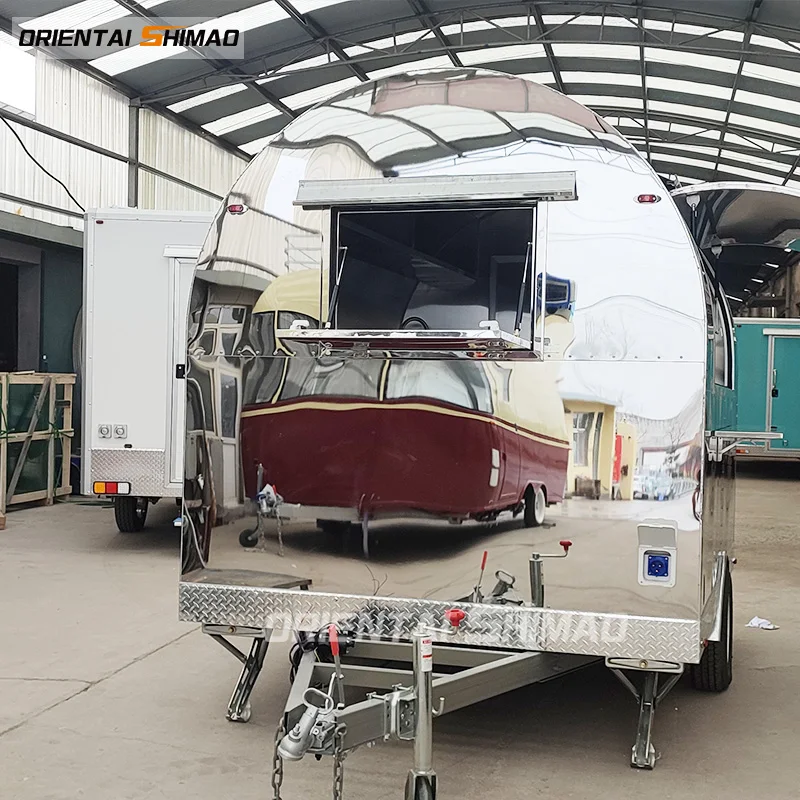 Customized Cheap Small Moving Hand Push Food Cart