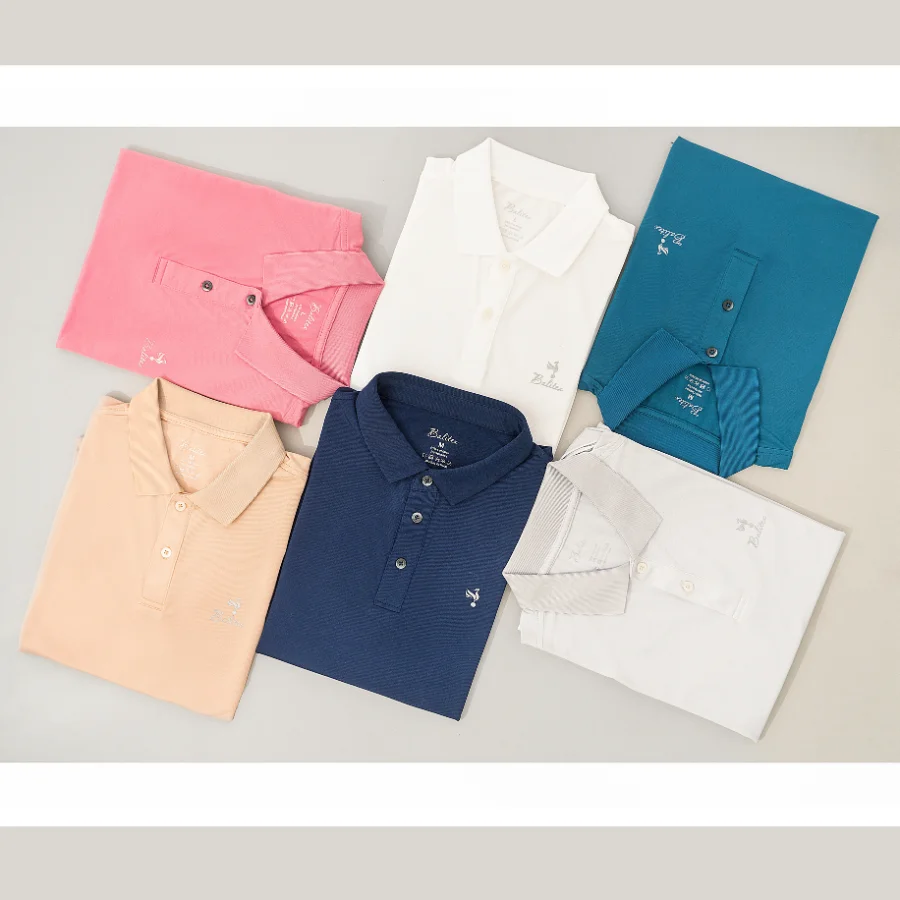 High Quality Polo T-Shirt Classic Design Outdoor Sport Printed Logo Plastic Bag Packing Made In Vietnam Manufacturer