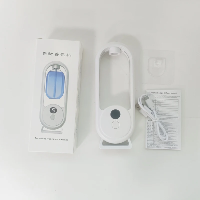 7 color flame effect night light humidifier 50ml fragrance oil humidifier essential desktop oil diffuser with led light