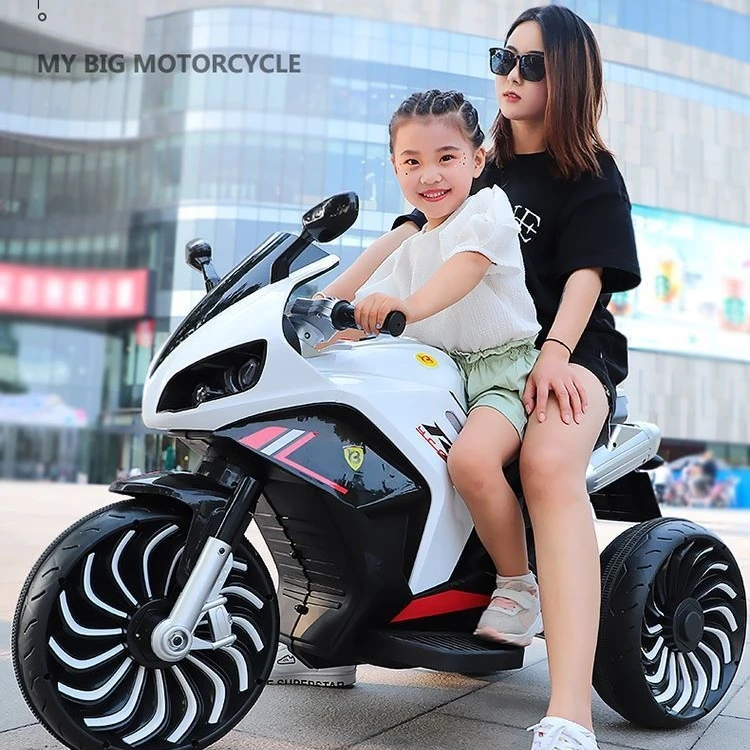 130CM Big 12/24V Battery 540W Dual Motors Drive Three Wheels Motorcycle Ride on Toys Children electric car