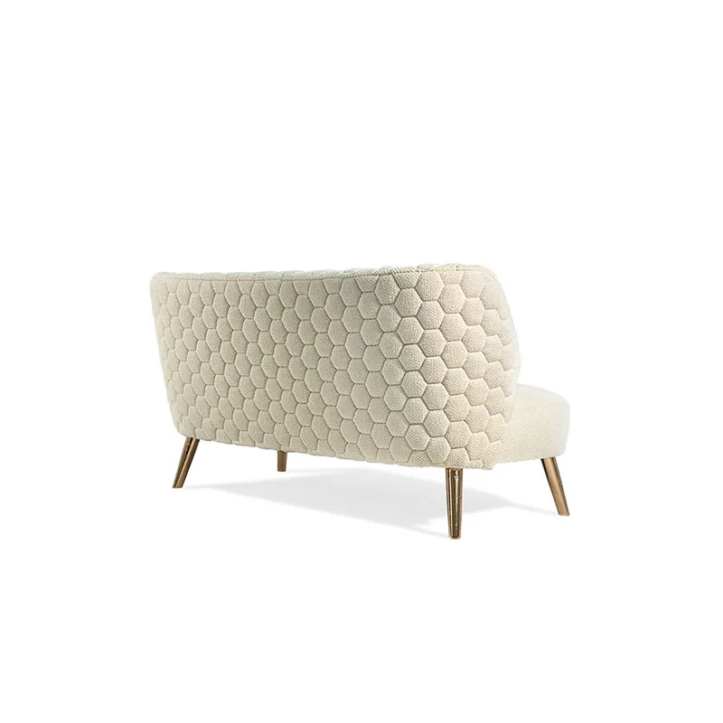 Modern Luxury Cream Fabric Sofa Set Single Double Three-Seater Simple Backrest Ottoman Home Hotel Living Room Designed Hall Use