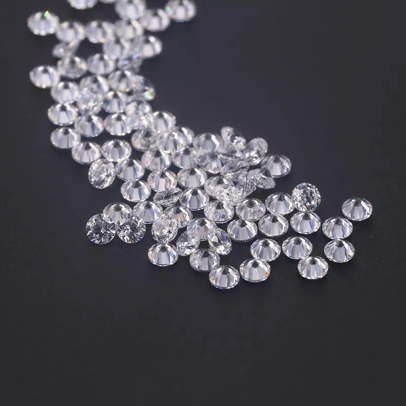 Factory 0.8-2.9mm Loose Moissanite Diamond Stone Round Brilliant Cut White Moissanite
