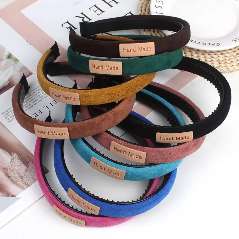 Тканевый бант на широкое лицо аксессуары для волос с кроличьими ушками ободок Женская повязка голову дизайнерские женские