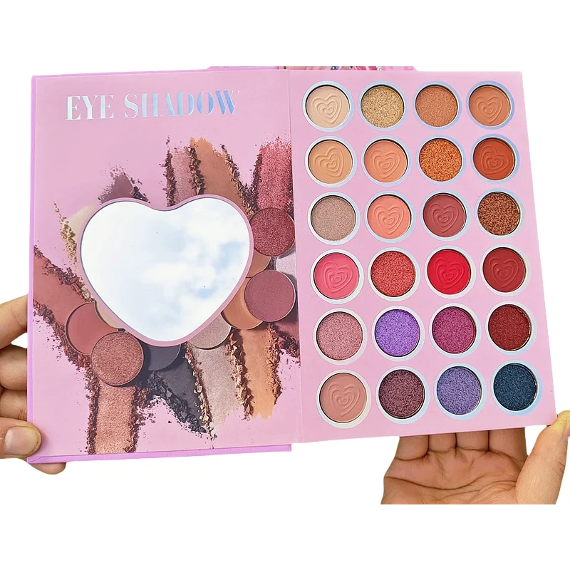 High Quality Hot Selling Eye Shadow Highlight Blusher Pallet Set  Private Label 3 in 1 Makeup Cosmetics