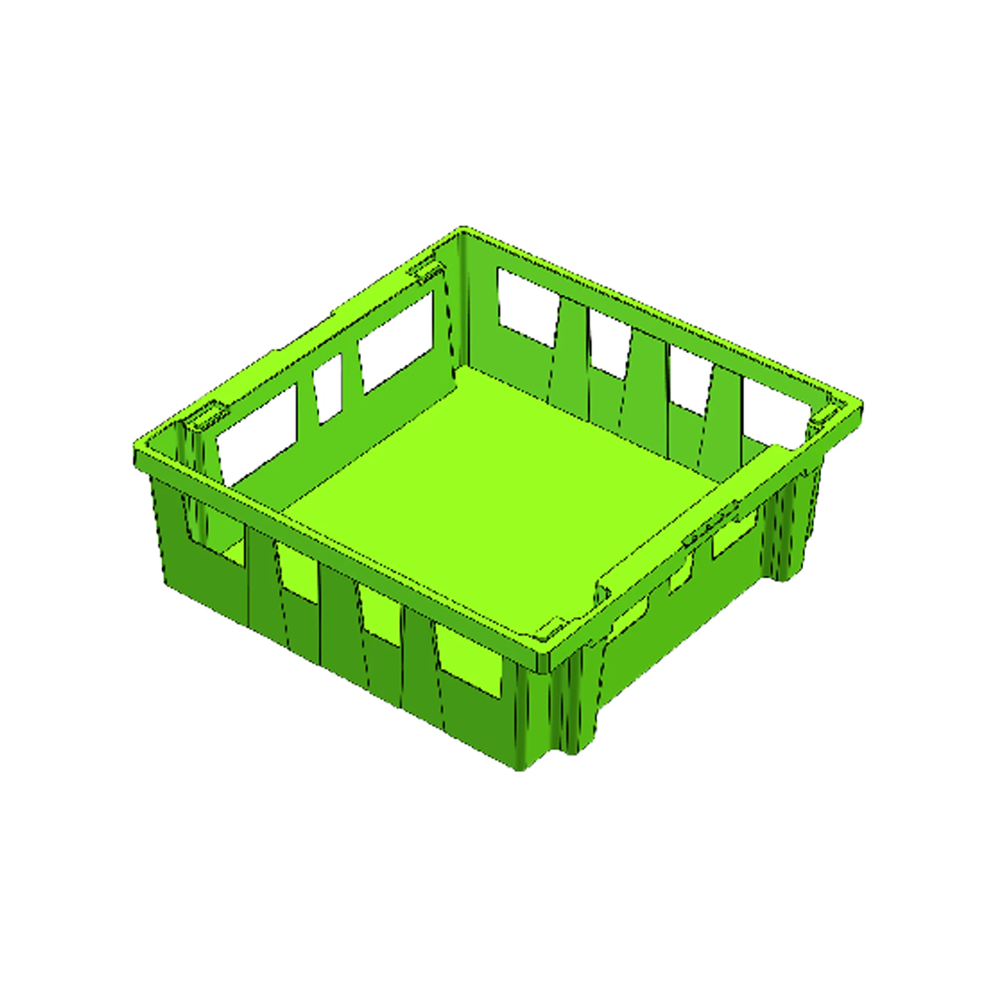 JOIN 1100*1100*350 Stackable Plastic Insect breeding boxes tray used for mealworms black soldier fly BSF buffalo worms crickets