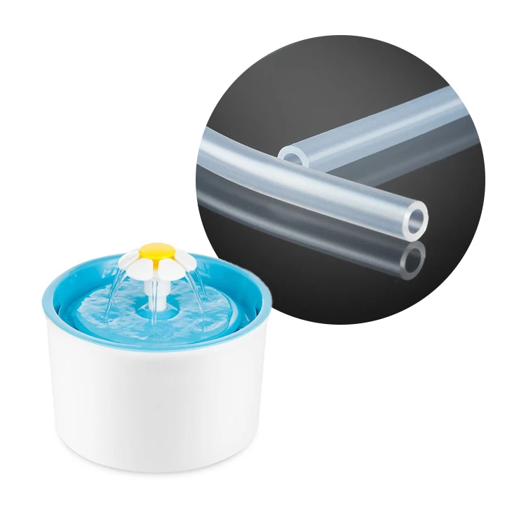 pump  tube wholesale Automatic Clear Cats Dogs Drinking Water Bottle Pet Fountain Pump Silicone Tube
