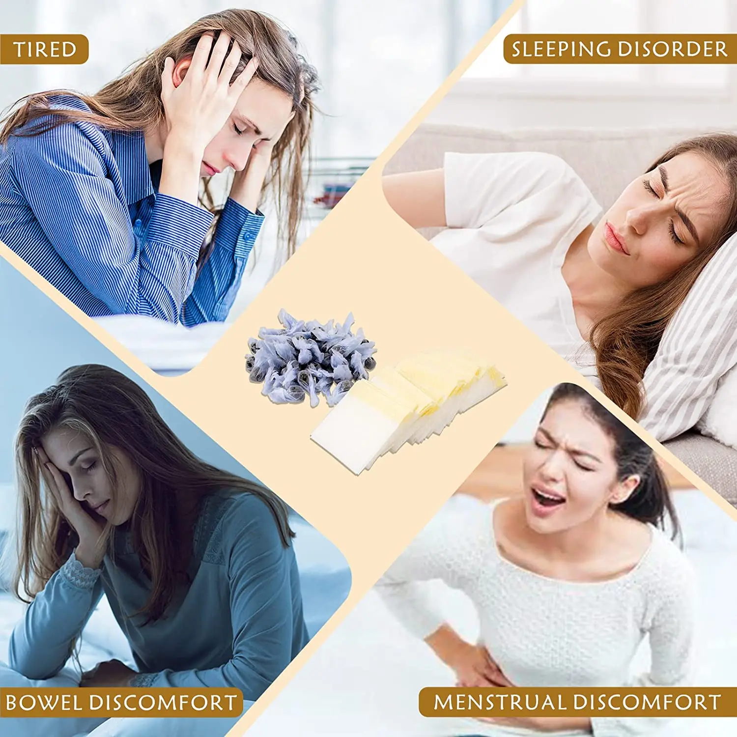 Traditional Chinese medicine health moxa umbilical cord patch slimming patch slimming tummy patch