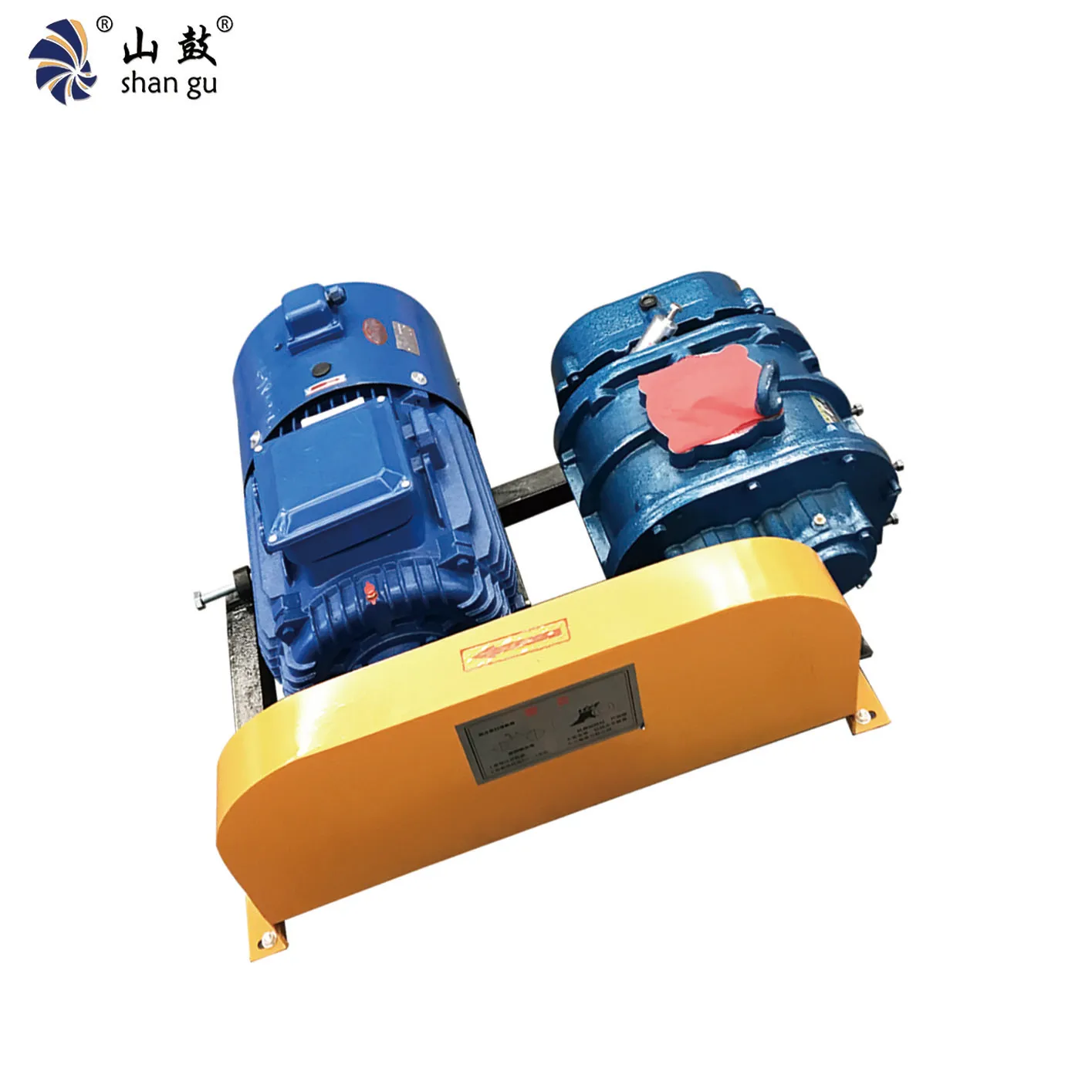 Three Lobes Industrial RSR-100 Air Supply Pneumatic Conveying Sewage Treatment Air Supercharger Ammonia Gas Roots Blower