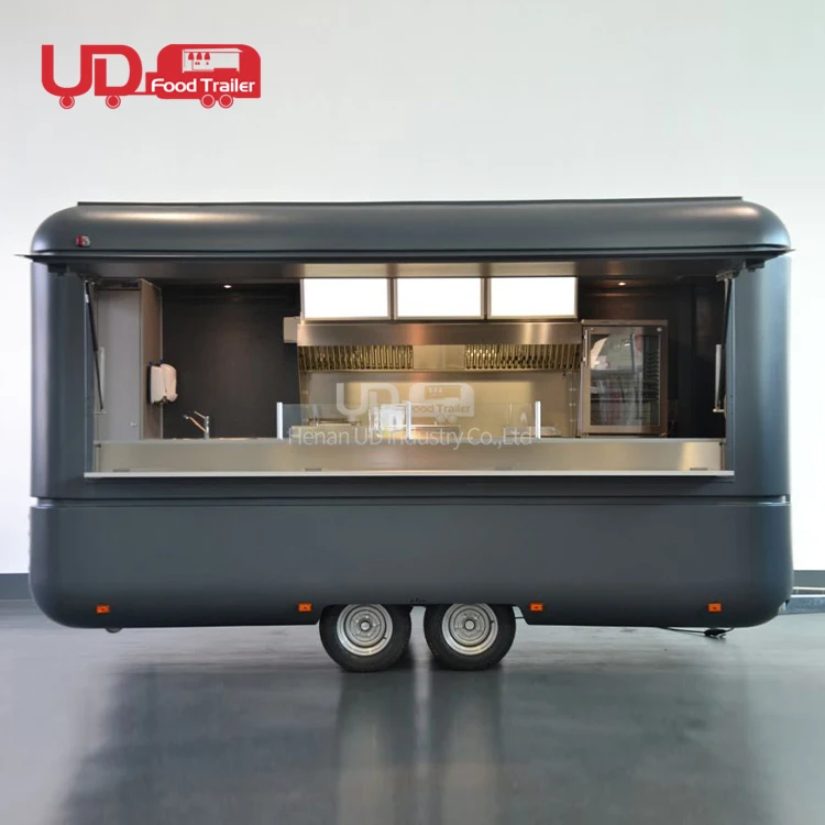 Street Food Truck Ice Cream Cart Mobile Kitchen Waffle House Coffee Van Caravan Trailer for Sale USA